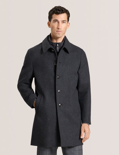 Ted Baker WIMBLEDON - Overcoat with Bib CHARCOAL
