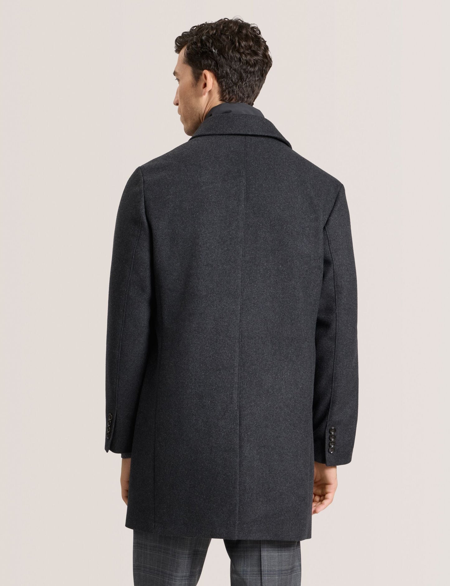 Ted Baker WIMBLEDON - Overcoat with Bib CHARCOAL