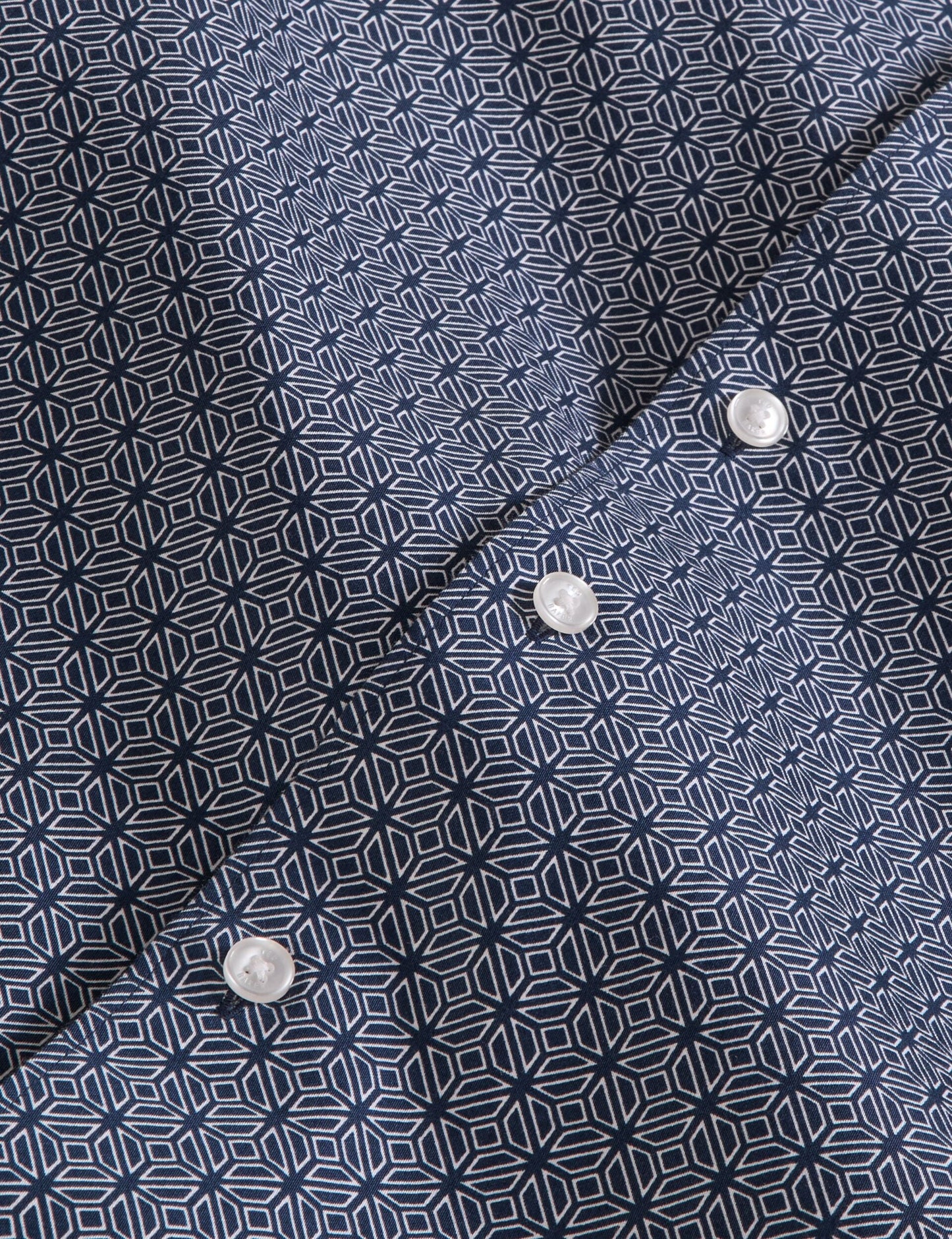 Ted Baker SOREN-CLAROT - Long Sleeve Clarot Print Shirt DARK DENIM
