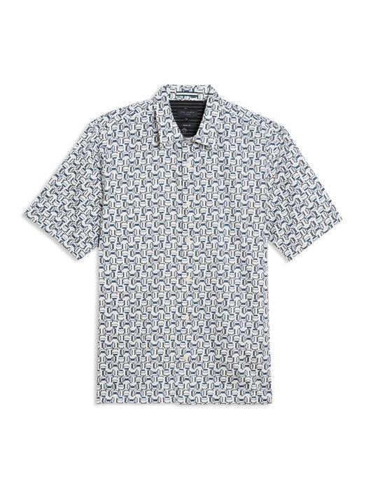 Ted Baker ASTUN - Short Sleeve Shirt GREY