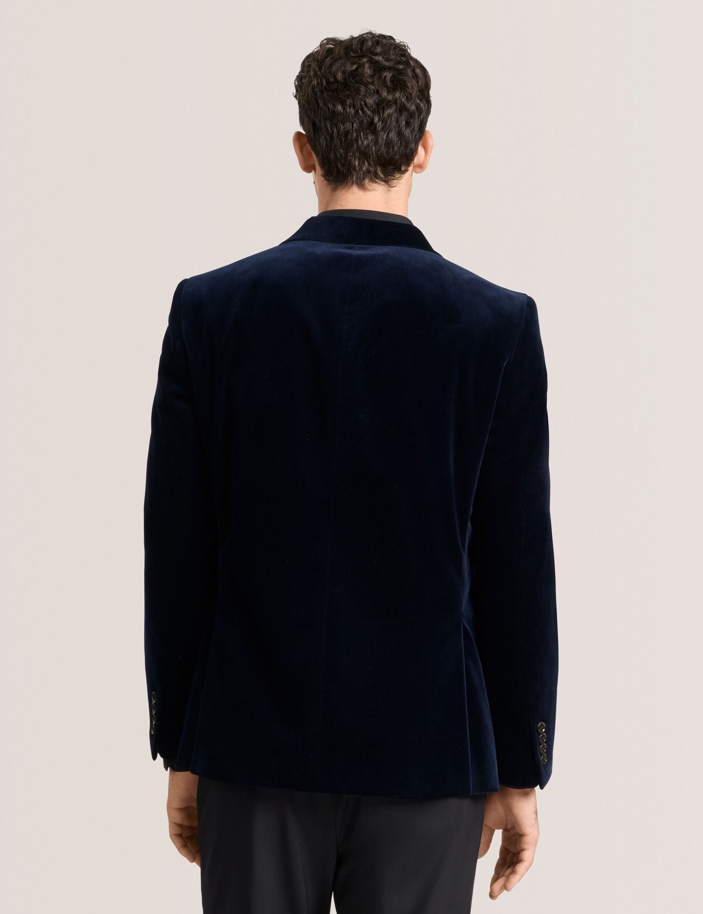 Ted Baker WEBSTER Velvet Single Breasted Tuxedo Jacket NAVY