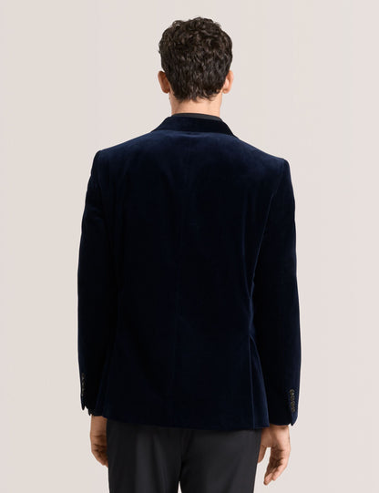 Ted Baker WEBSTER Velvet Single Breasted Tuxedo Jacket NAVY
