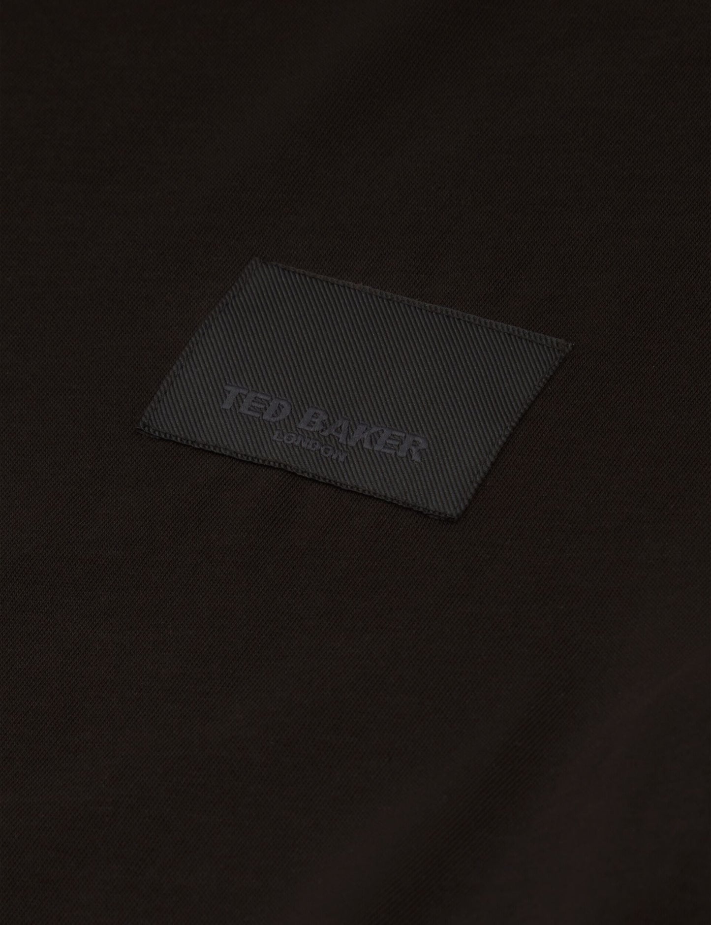 Ted Baker LUCKA - TB Branded Heavy Weight T-Shirt BLACK