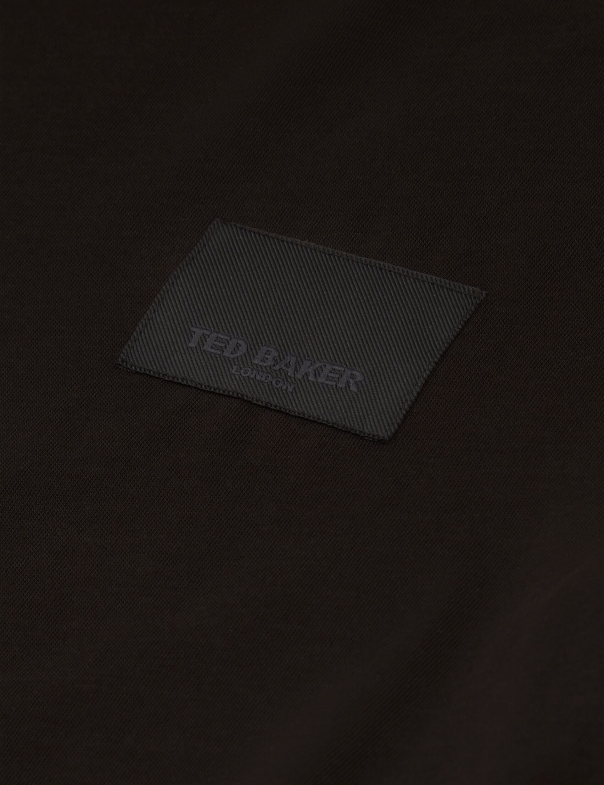 Ted Baker LUCKA - TB Branded Heavy Weight T-Shirt BLACK