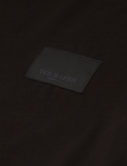 Ted Baker LUCKA - TB Branded Heavy Weight T-Shirt BLACK