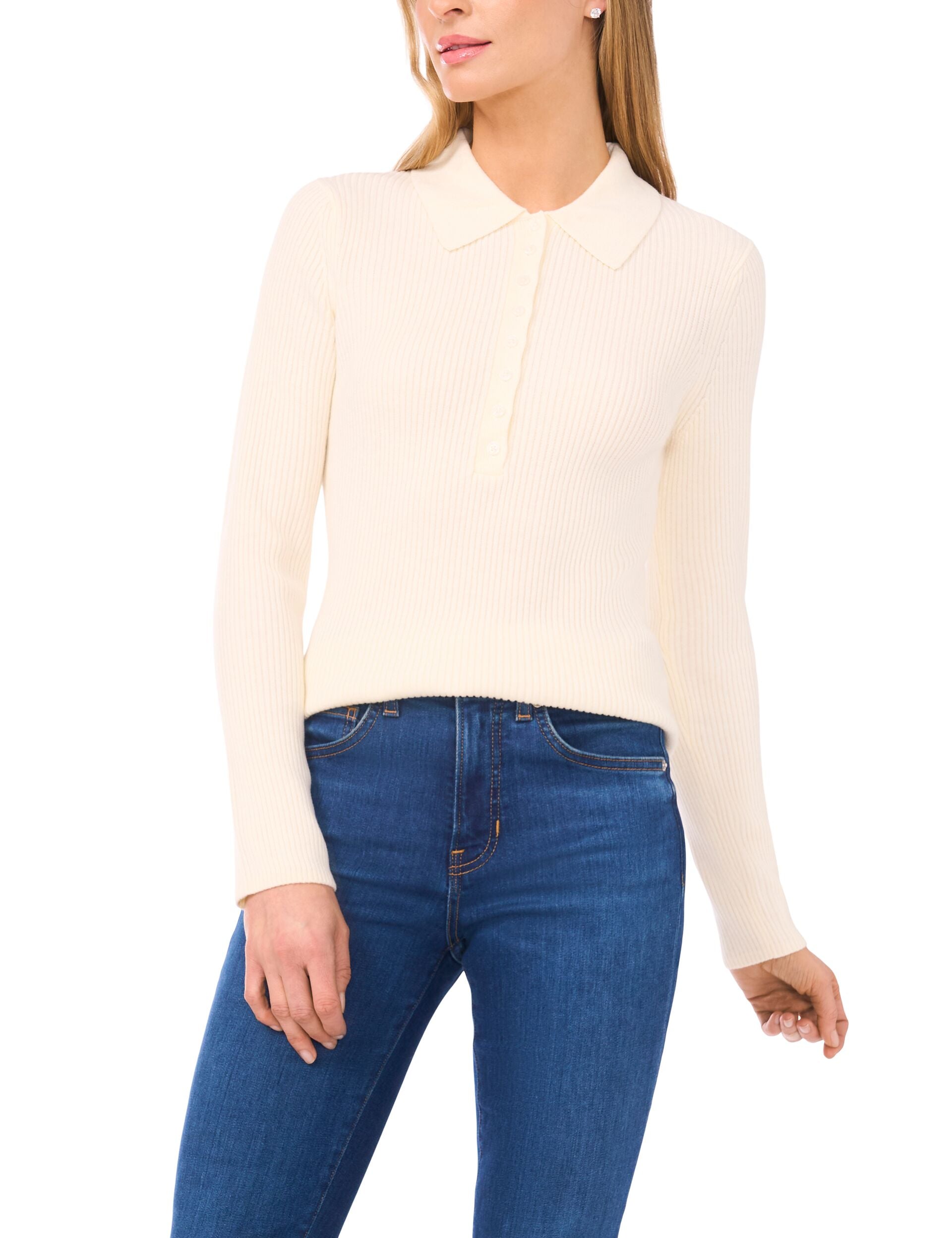 Ted Baker JALIA - Collar Top ECRU