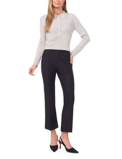 Ted Baker JALIA - Collar Top with Rib GREY MARL