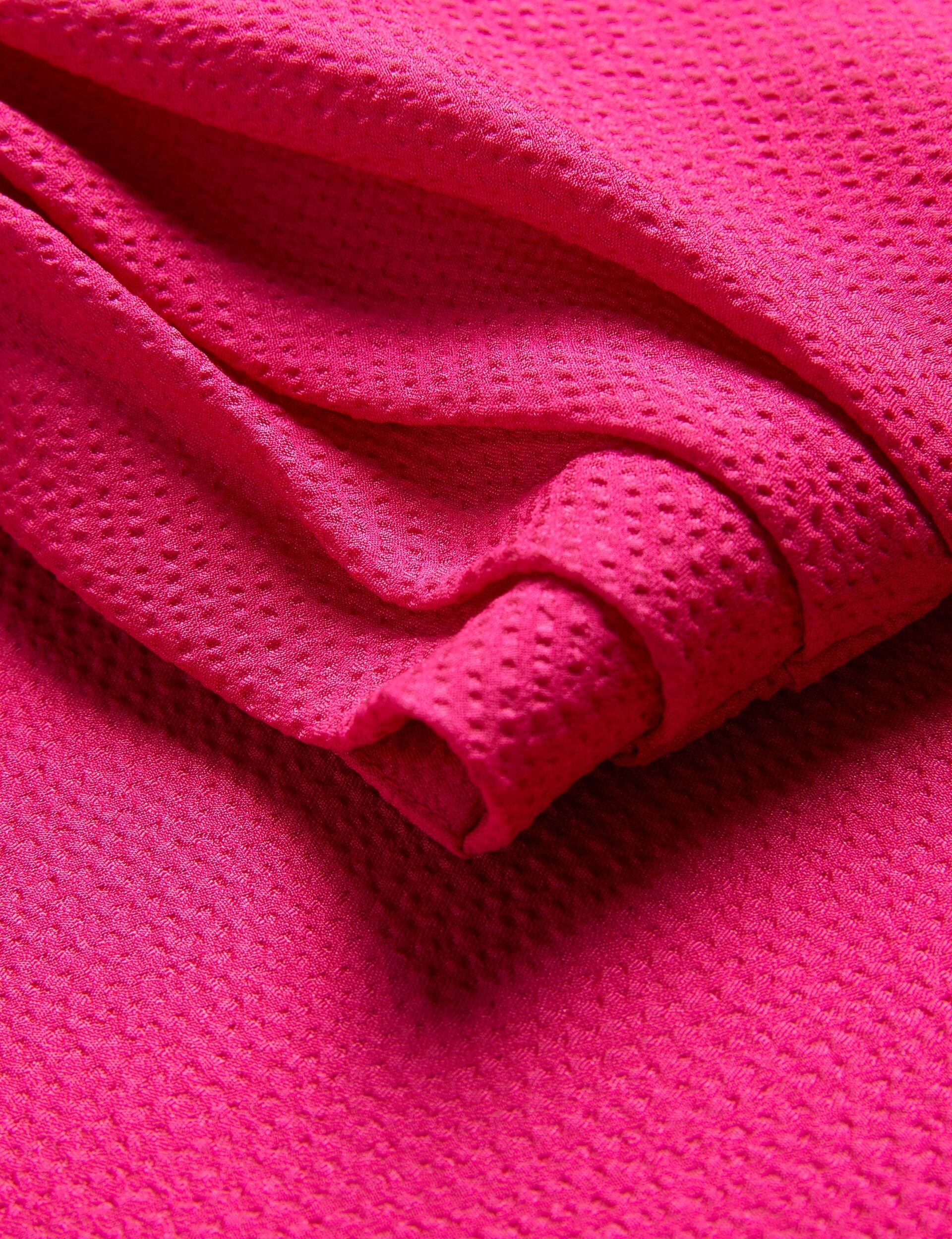 Ted Baker ANINI - Textured High Neck Sleeveless Top FUCHSIA