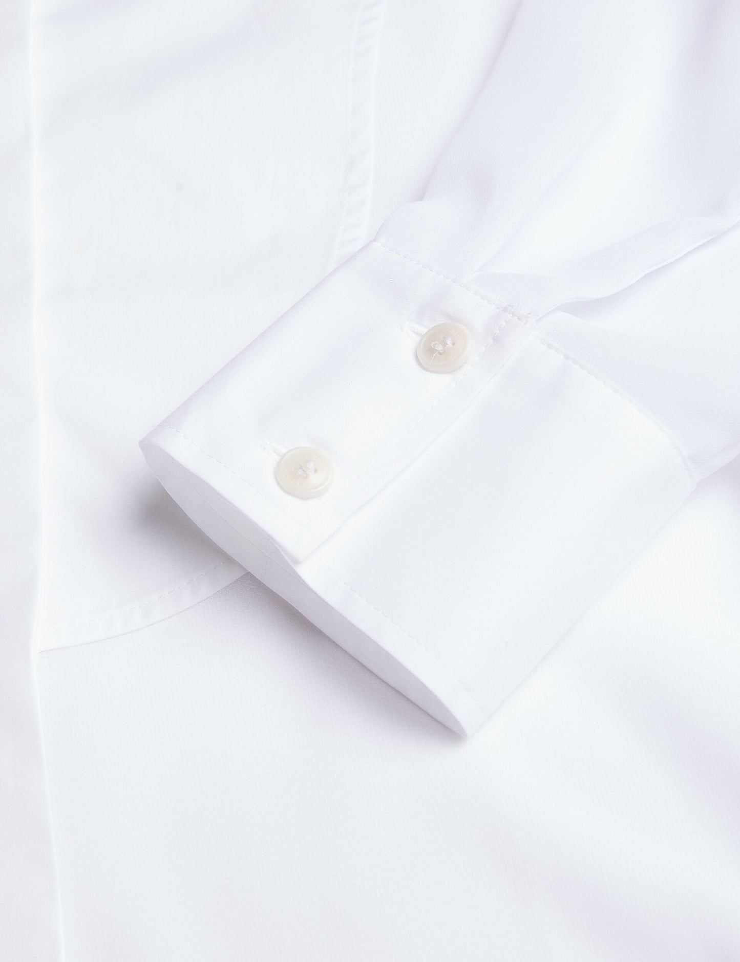 Ted Baker LECHOSA - Bib Front Sheer Long Sleeve Blouse WHITE