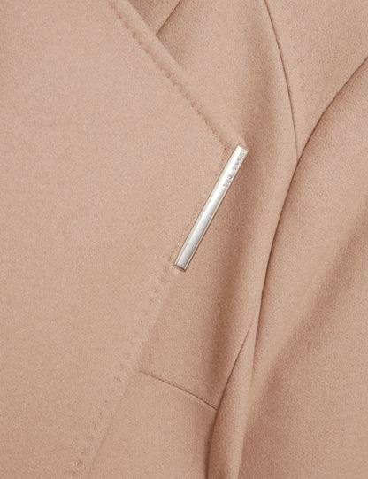Ted Baker ROSELL Longline Belted Wool Wrap Coat CAMEL