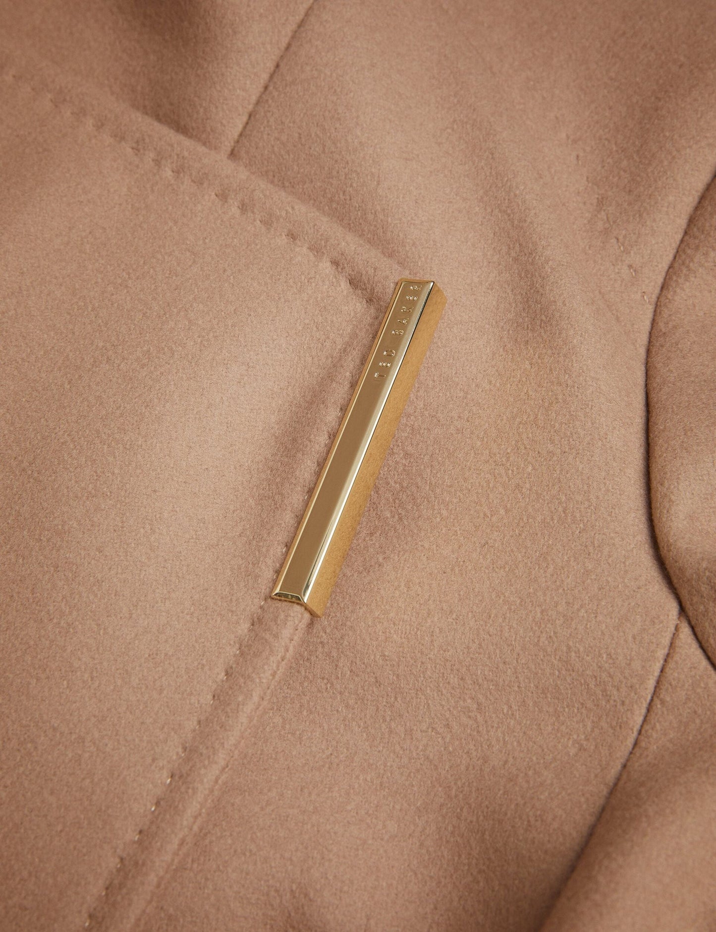 Ted Baker Ted Baker Women's ROSESSO Short Belted Wool Wrap Coat in Camel CAMEL