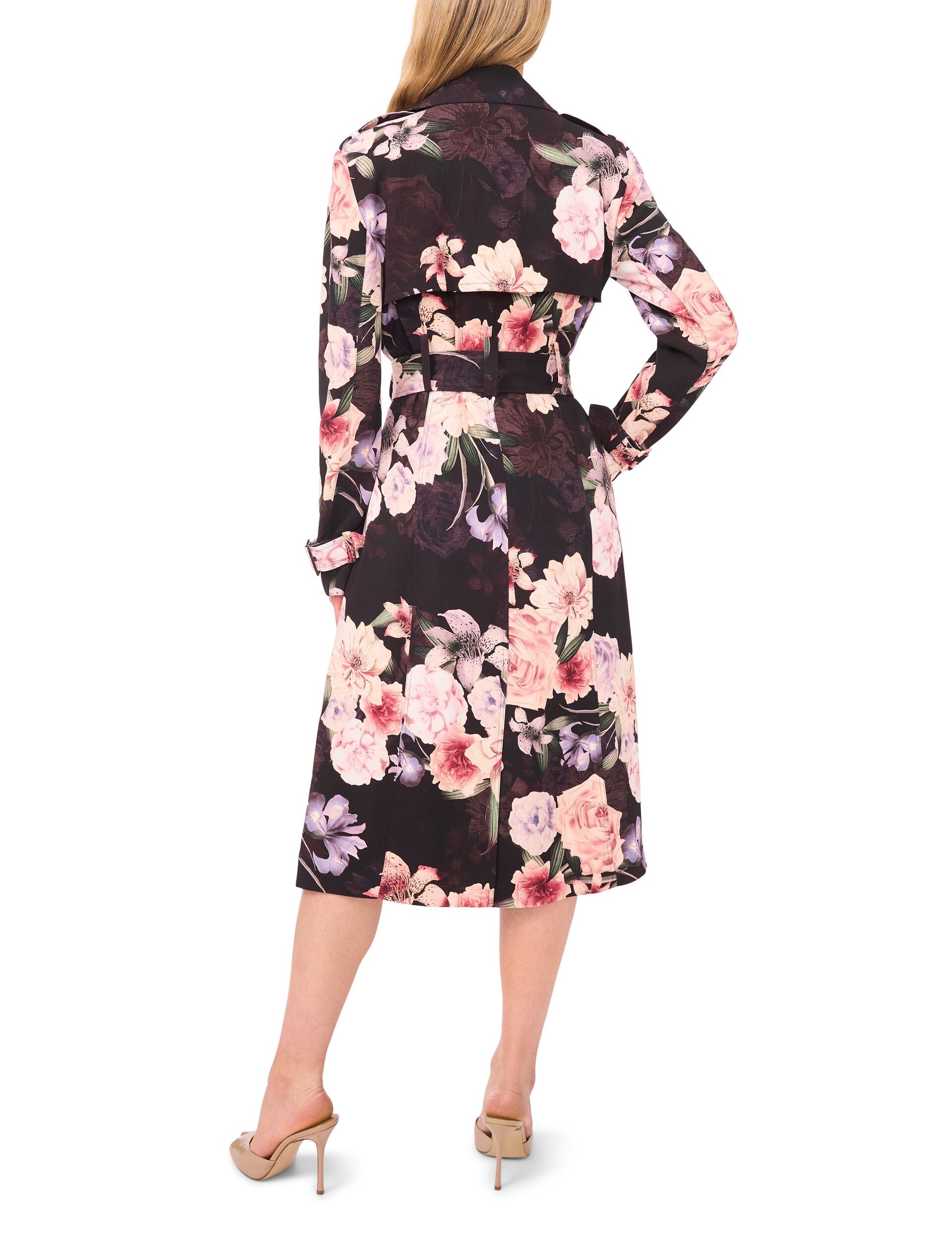 Ted Baker ANASTASIA - Printed Trench Coat LIGHT PINK