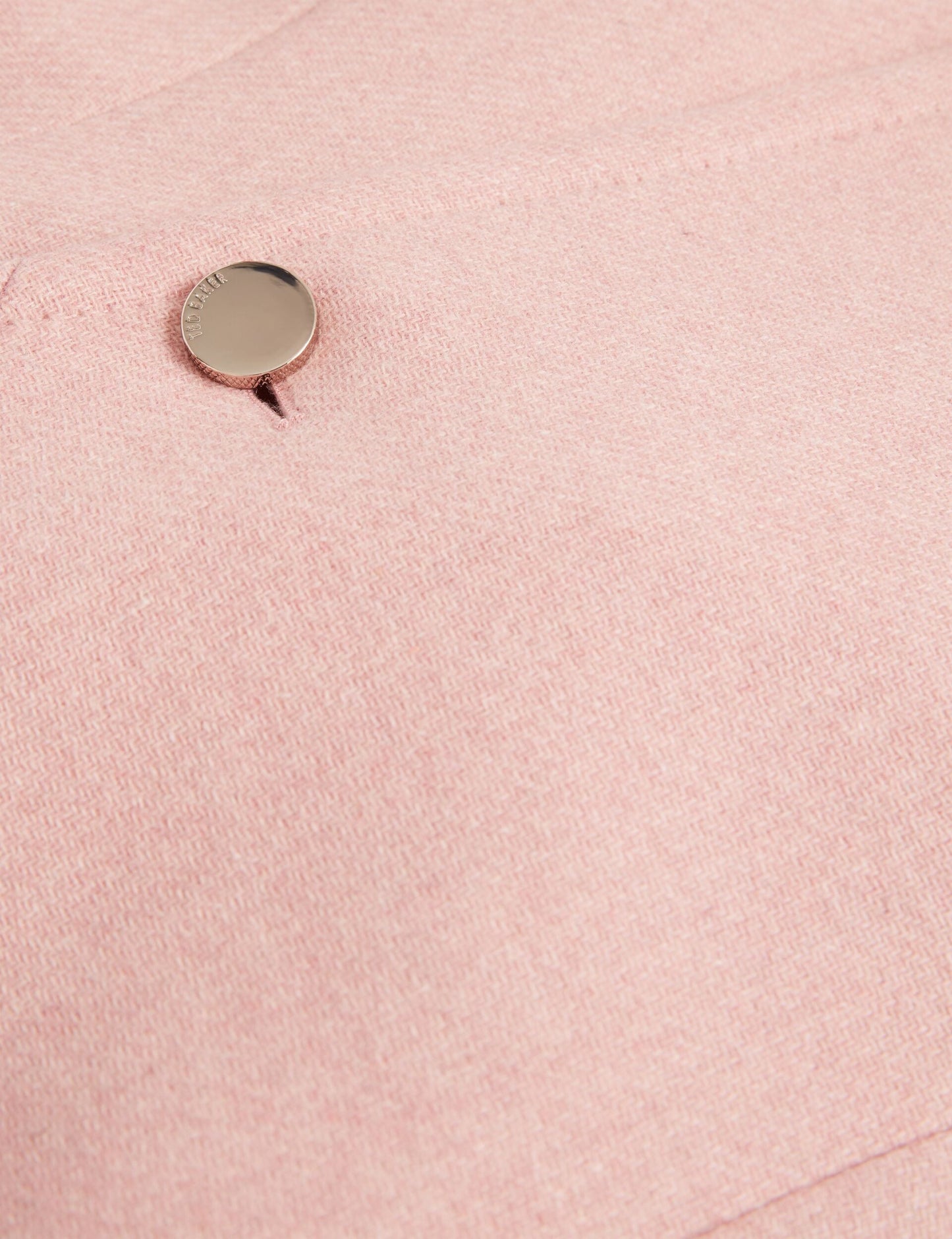Ted Baker EVIGNA Wool Rich Hourglass Short Wrap Coat PALE PINK