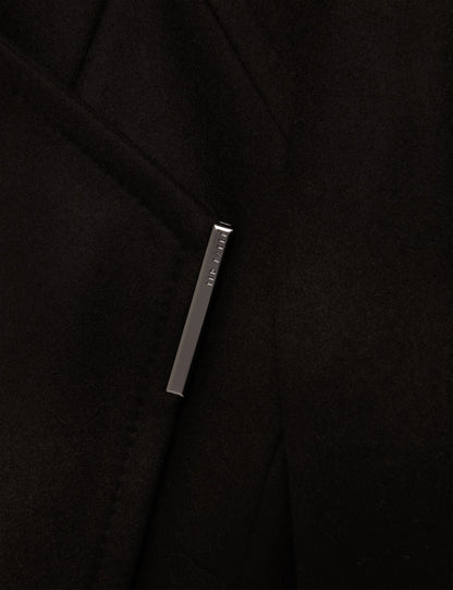 Ted Baker ROSECEE Tailored Cropped Wool Wrap Jacket BLACK