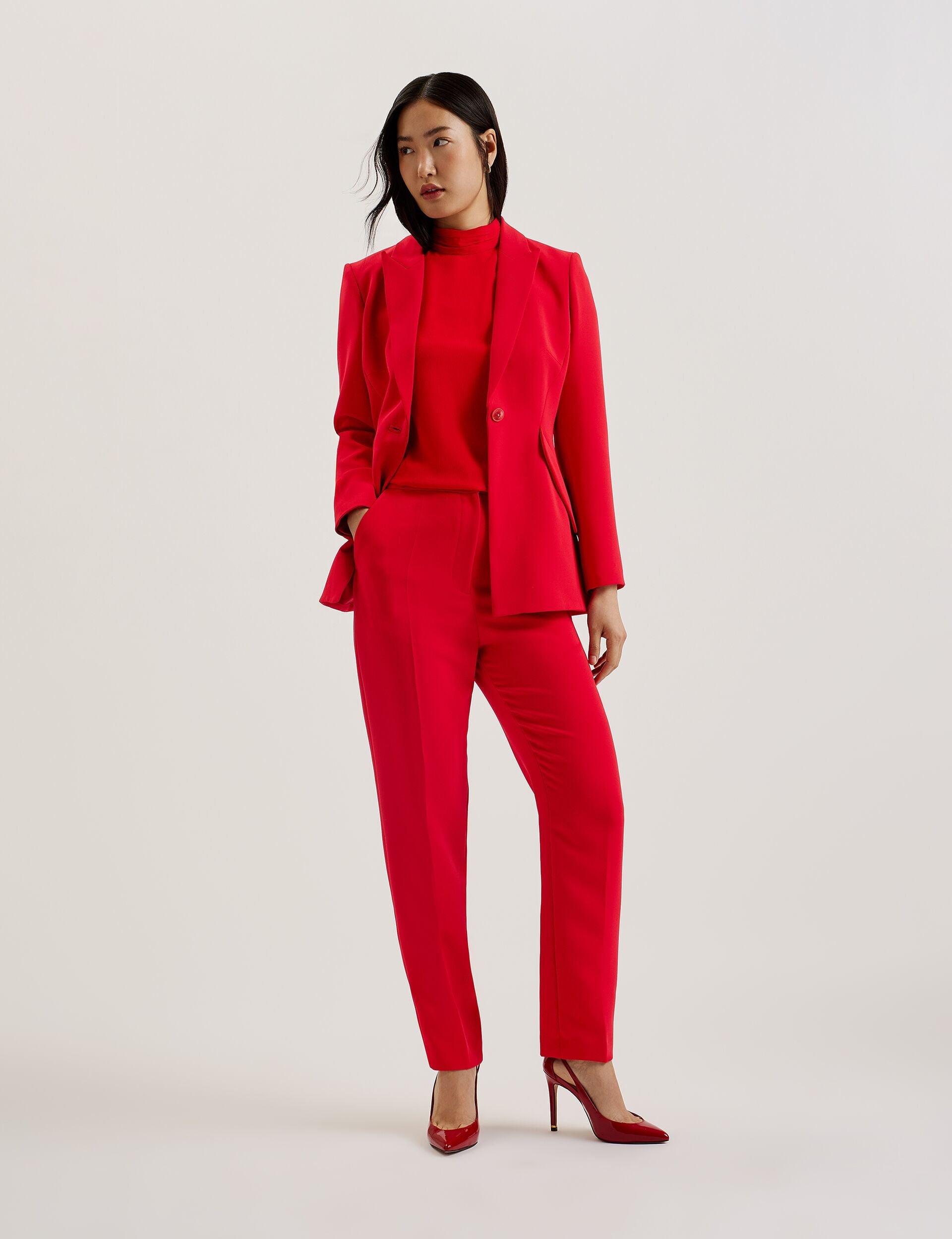 Ted Baker MANABL - Slim Fit Single Breasted Tailored Blazer RED