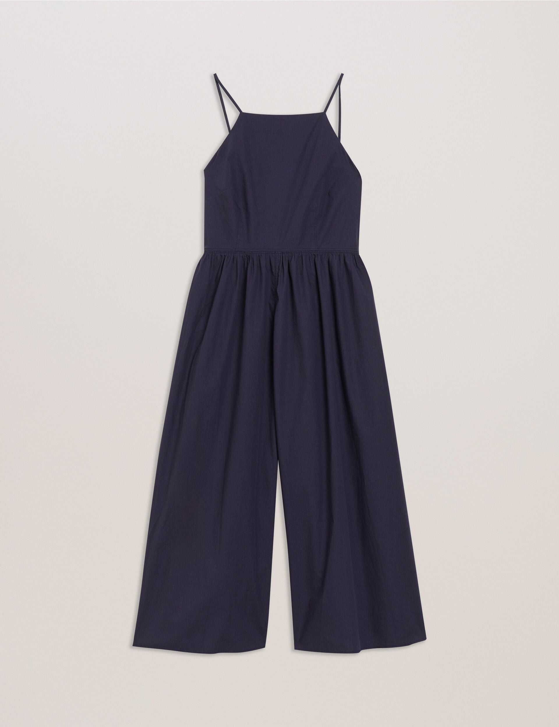 Ted Baker EZE - Squared Neck Strappy cross over Jumpsuit DARK BLUE