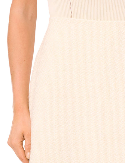 Ted Baker KARLAINE - Tweed Mini Skirt IVORY