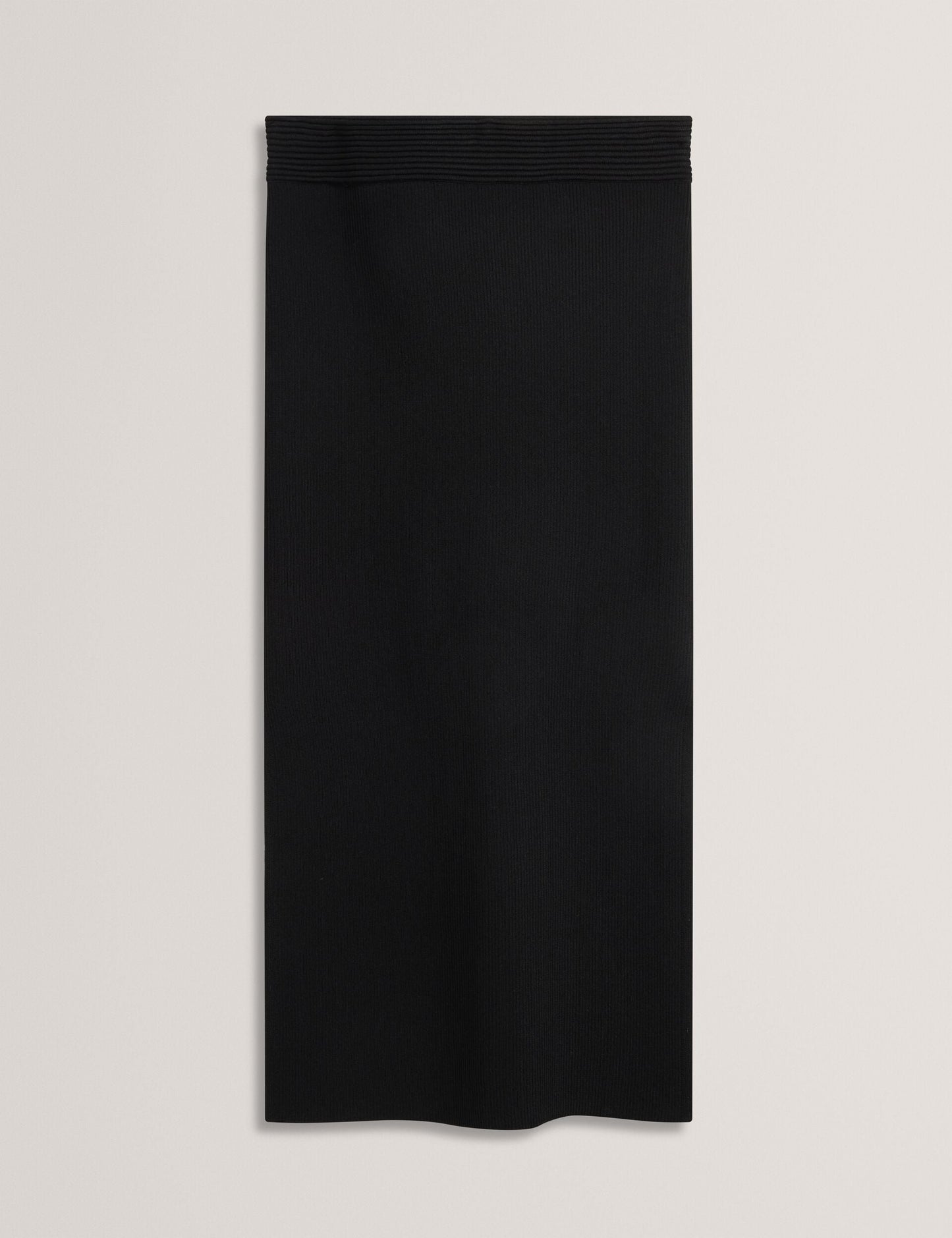 Ted Baker MAXI SKIRT WITH RIB - Black BLACK