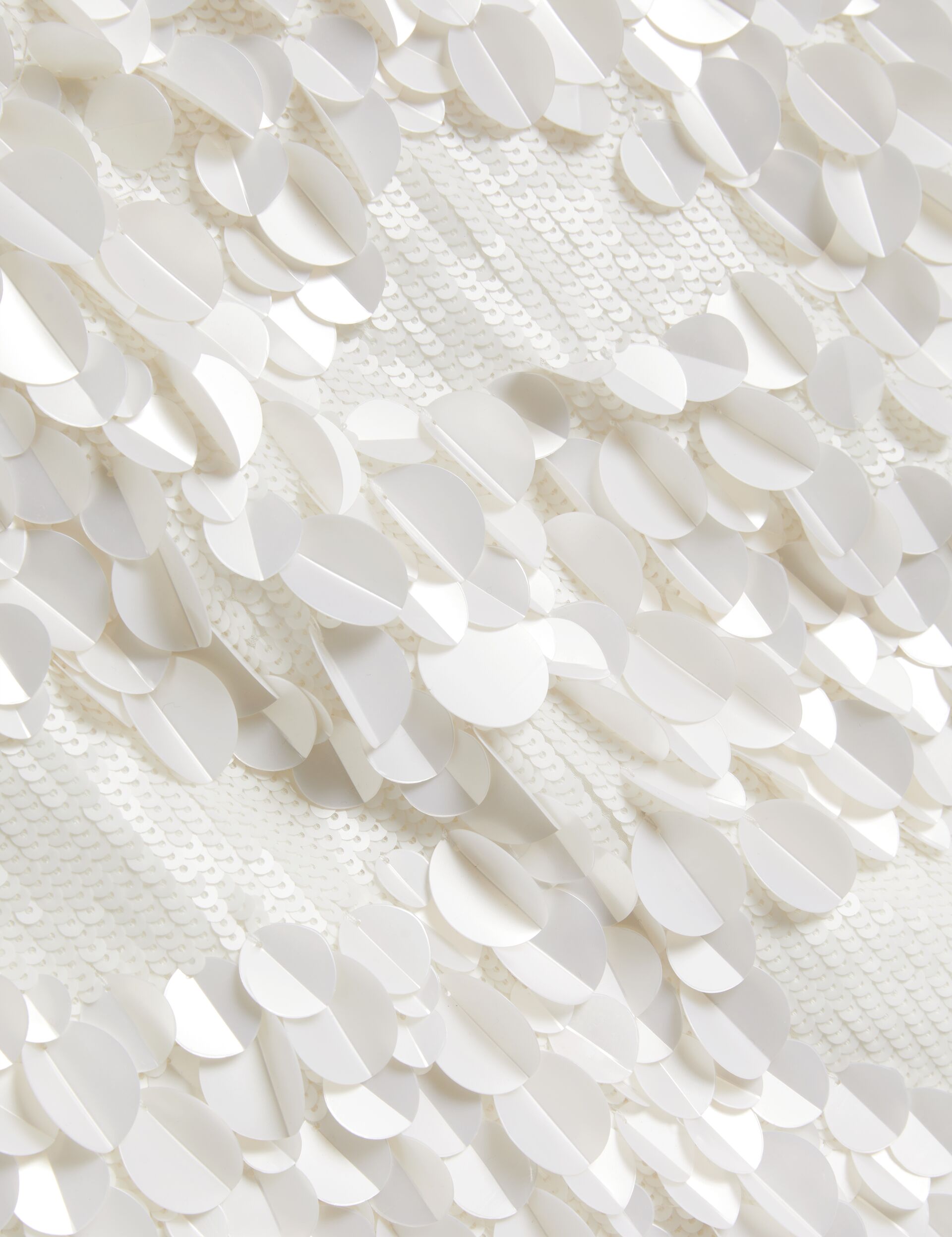 Ted Baker VOULA Sequin Embellished Straight Mini Skirt IVORY