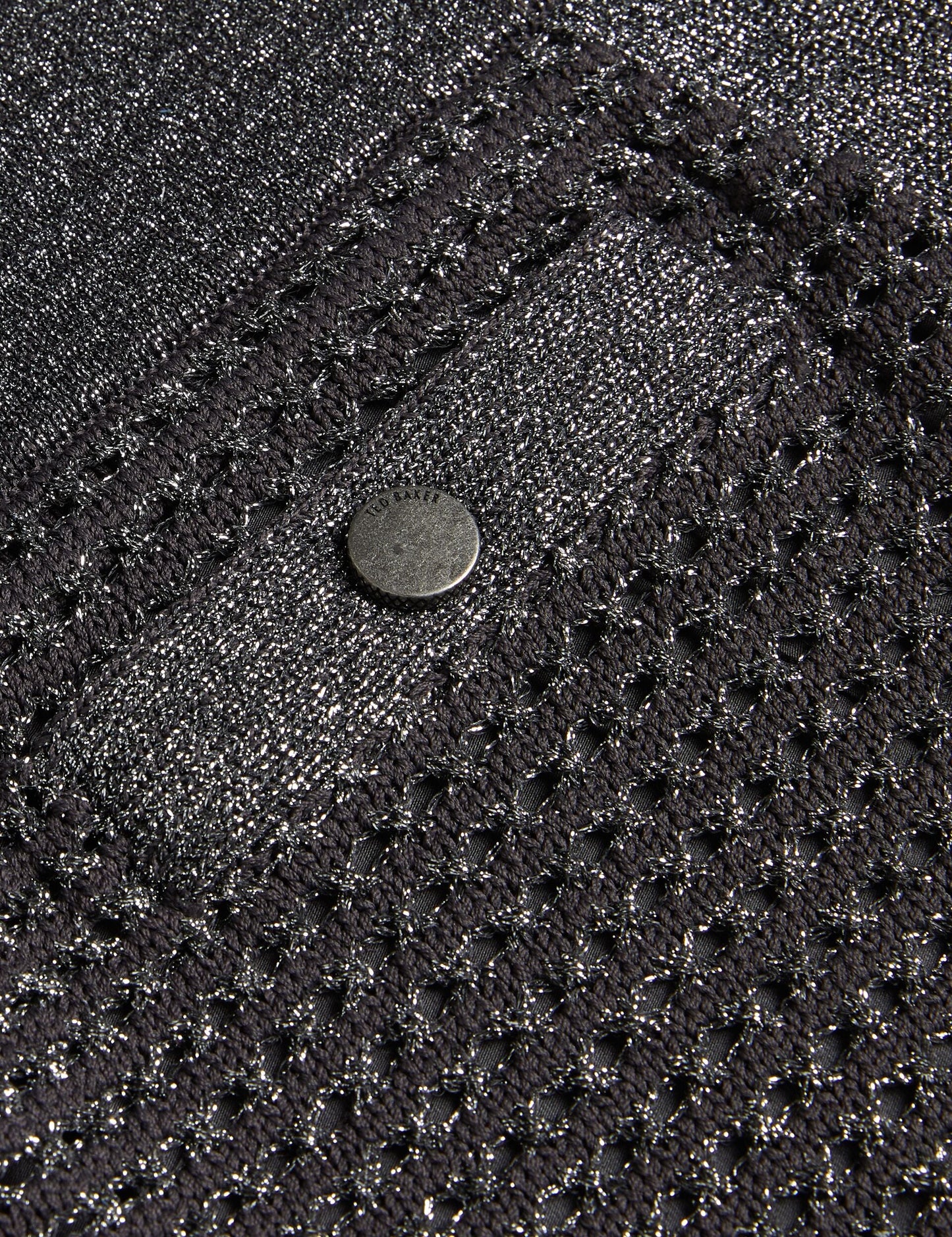 Ted Baker SANNIAA - Mini Skirt GUNMETAL