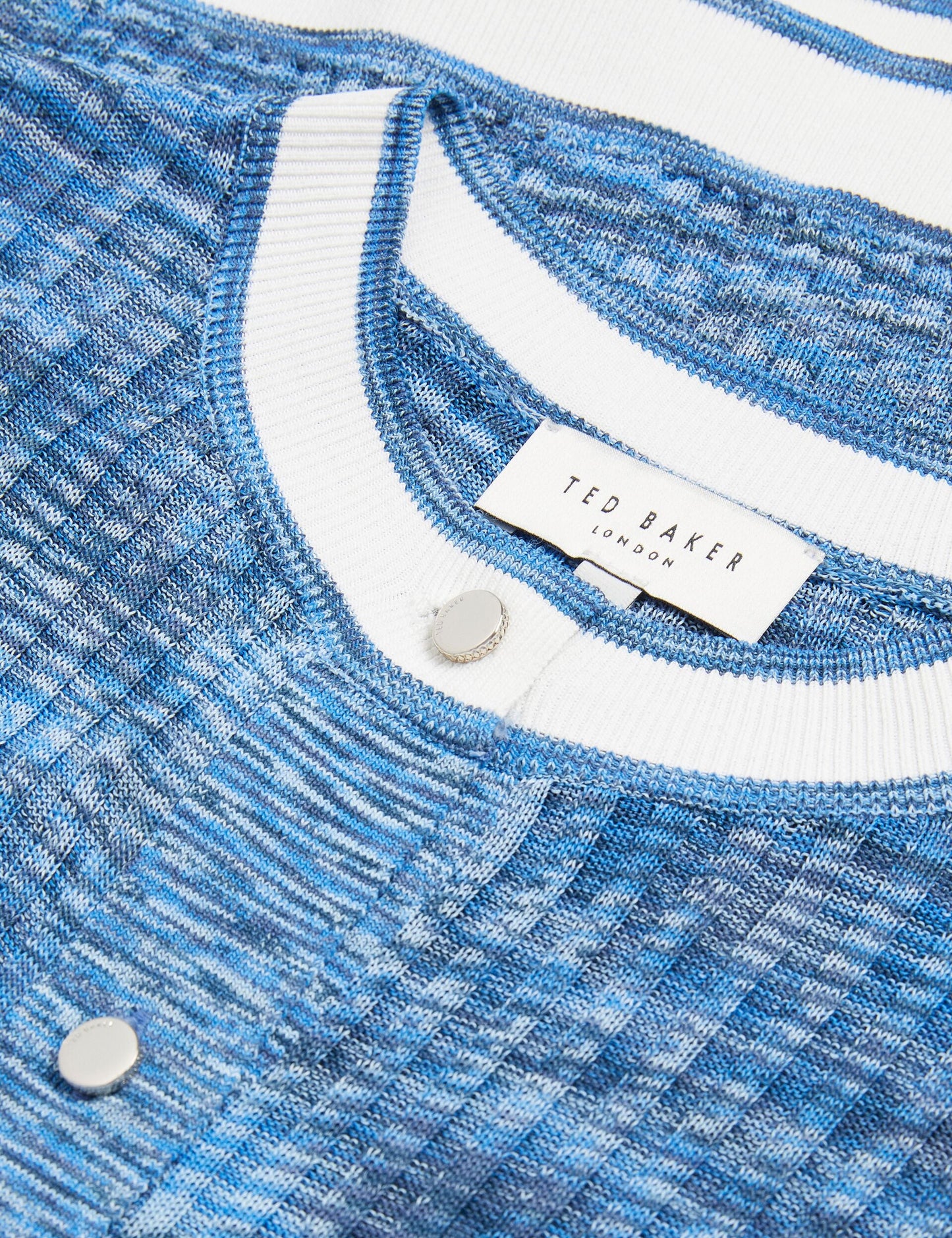 Ted Baker ADDLINN - Long Sleeve Fitted Cardigan BLUE
