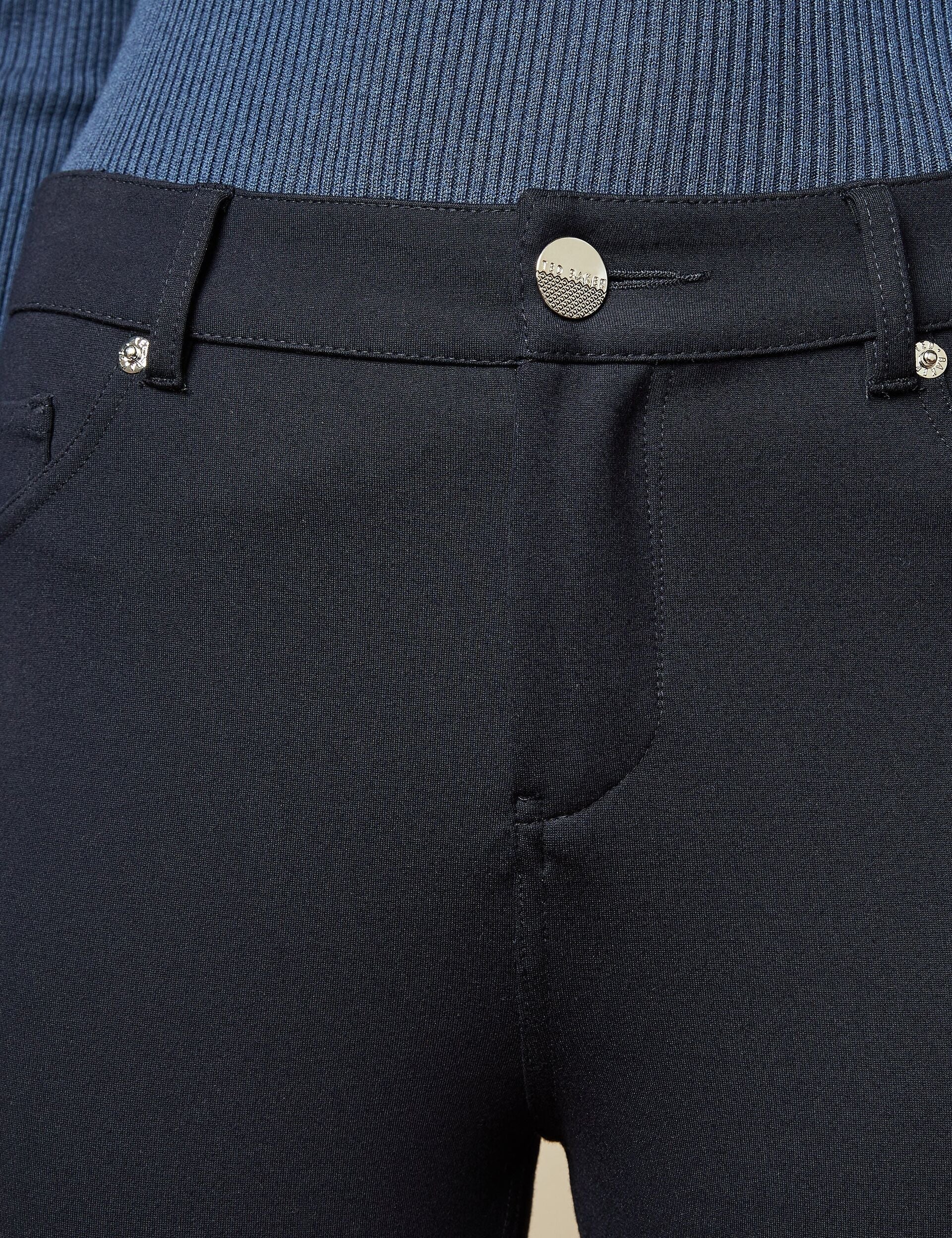 Ted Baker STRENTI - Skinny Fit Zip Cuff Jeggings DARK BLUE