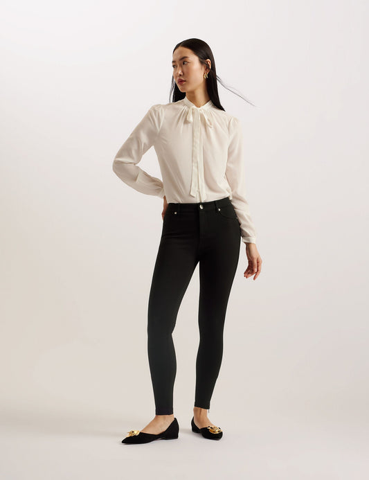 Ted Baker STRENTI - Skinny Fit Zip Cuff Jeggings BLACK