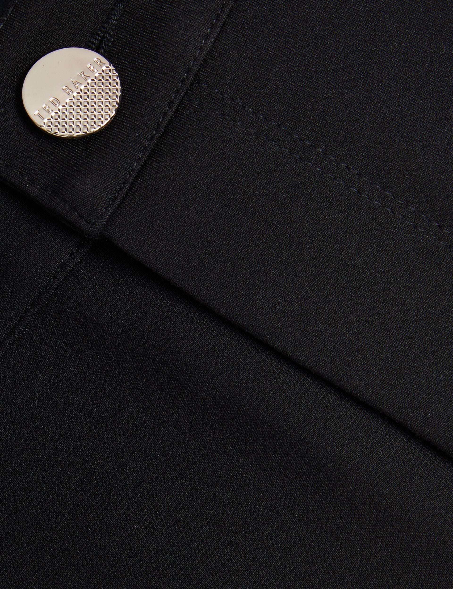 Ted Baker STRENTI - Skinny Fit Zip Cuff Jeggings BLACK