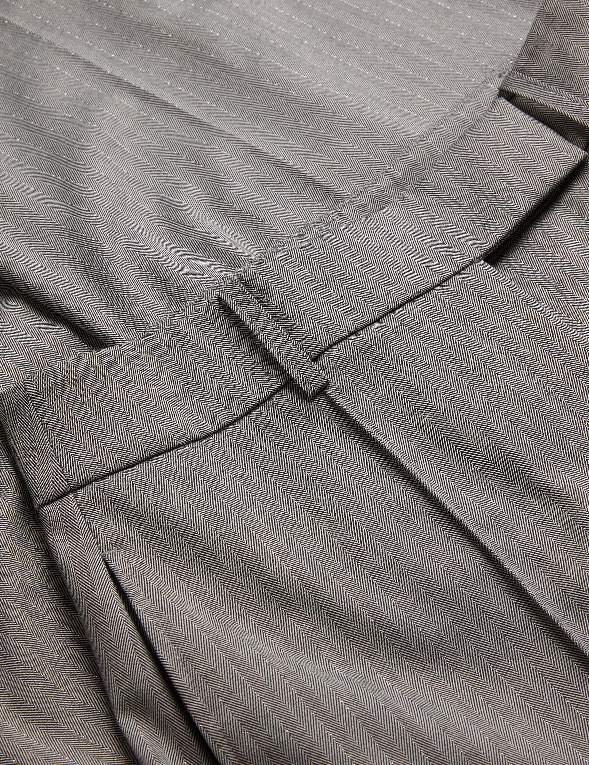 Ted Baker KOAT - Herringbone Wide Leg Tailored Trousers DARK GREY
