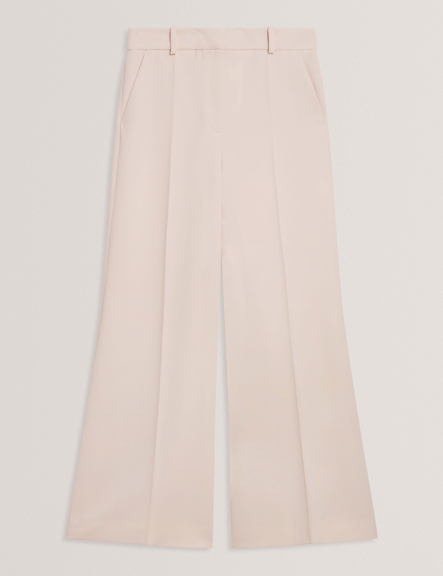 Ted Baker TRAGAT - Ultra Wide Leg Woven Tailored Trousers PALE PINK