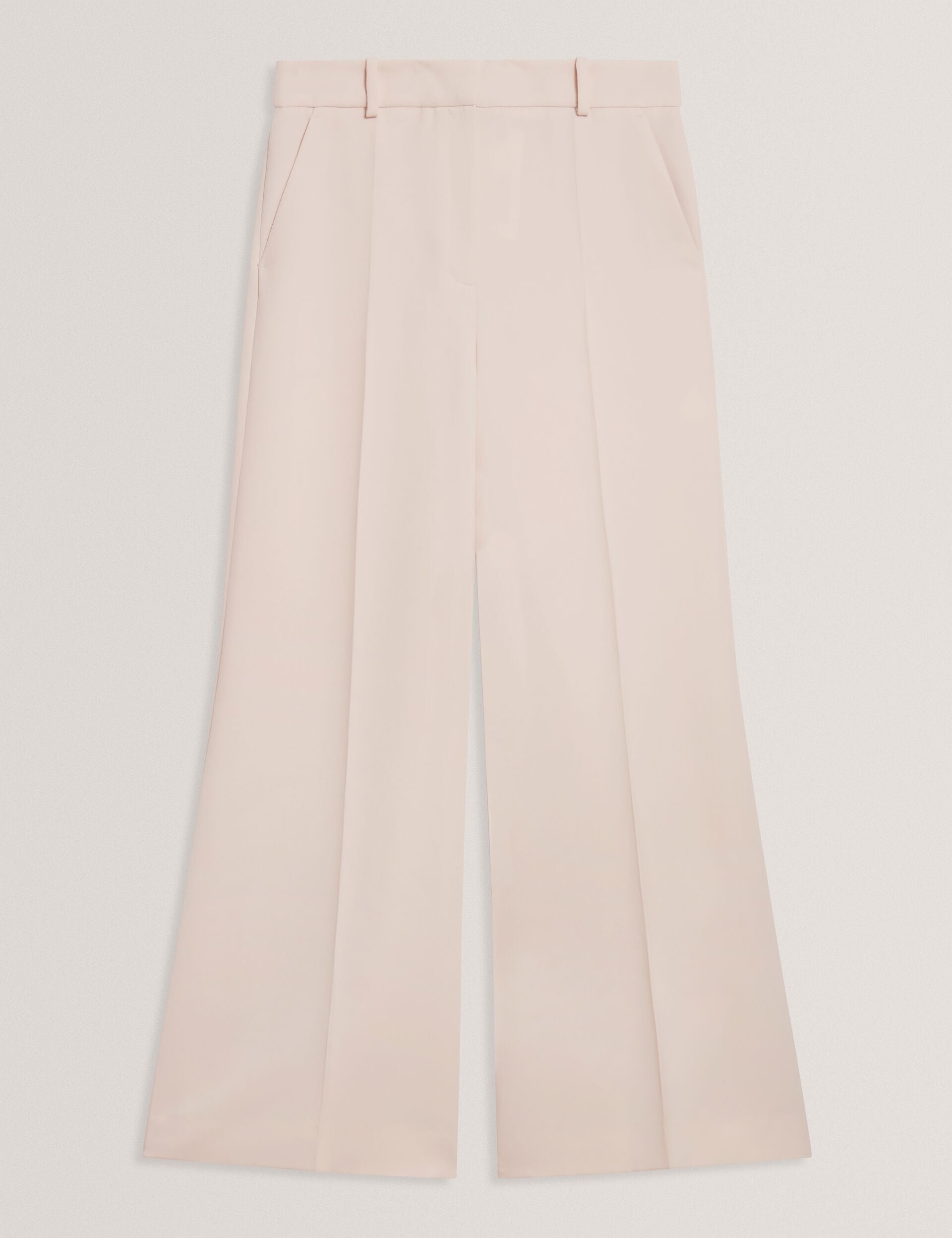 Ted Baker TRAGAT - Ultra Wide Leg Woven Tailored Trousers PALE PINK