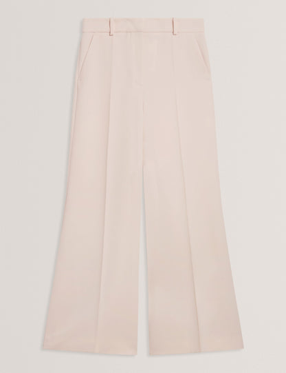Ted Baker TRAGAT - Ultra Wide Leg Woven Tailored Trousers PALE PINK