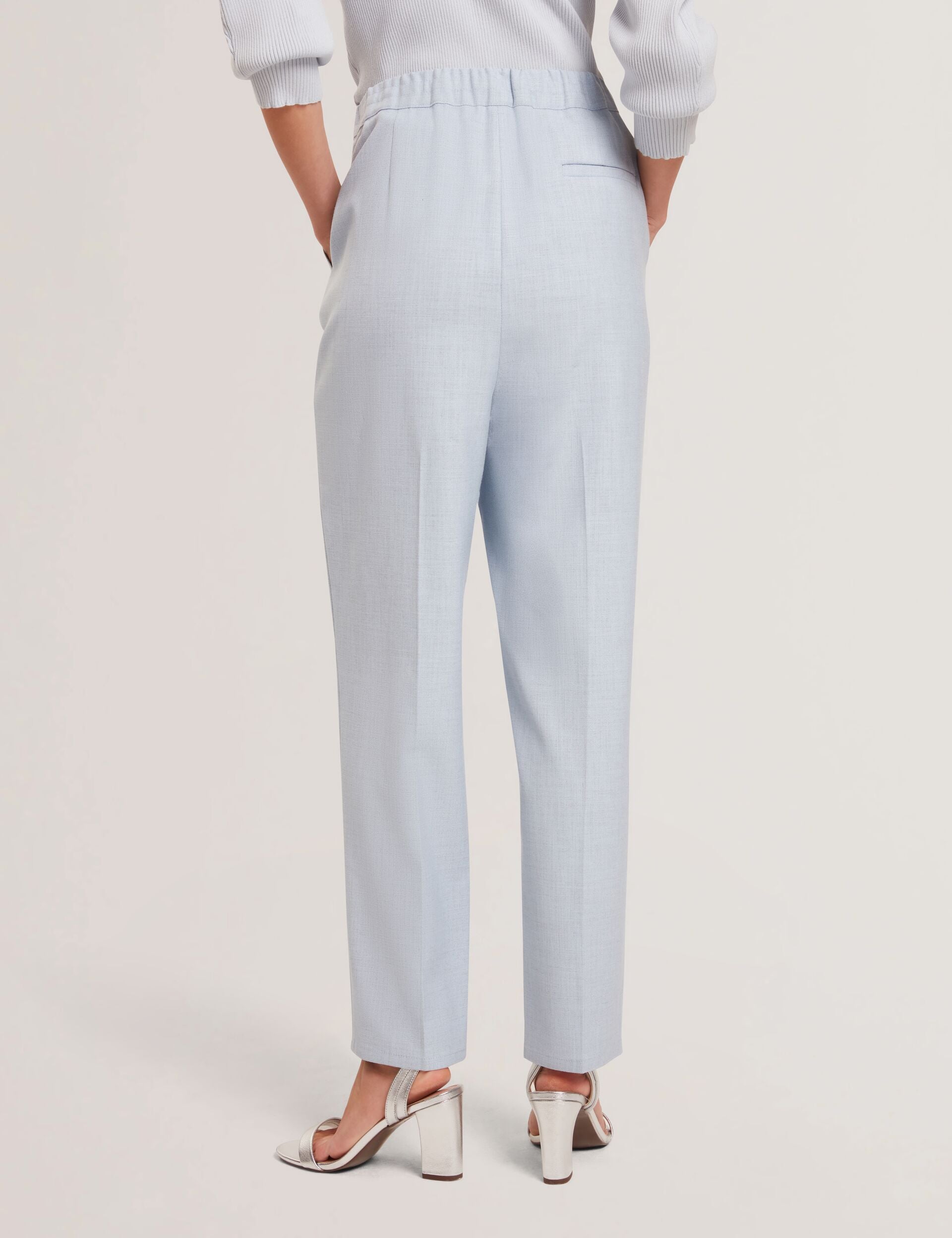 Ted Baker BALLIA - Elasticated Waist Tailored Tapered Trouser PALE BLUE