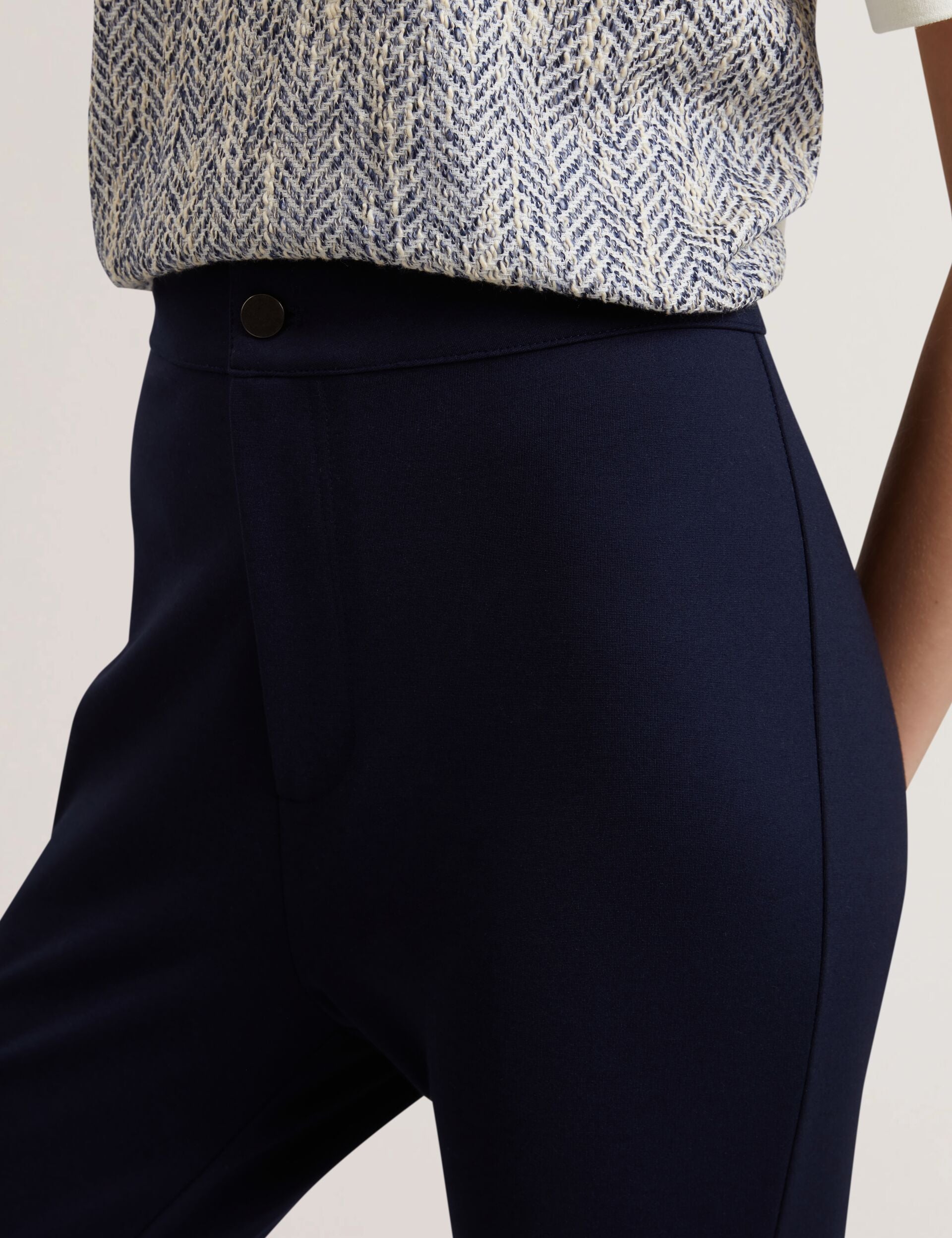 Ted Baker FELINDA - Skinny Stretch Jersey Trouser Leggings NAVY