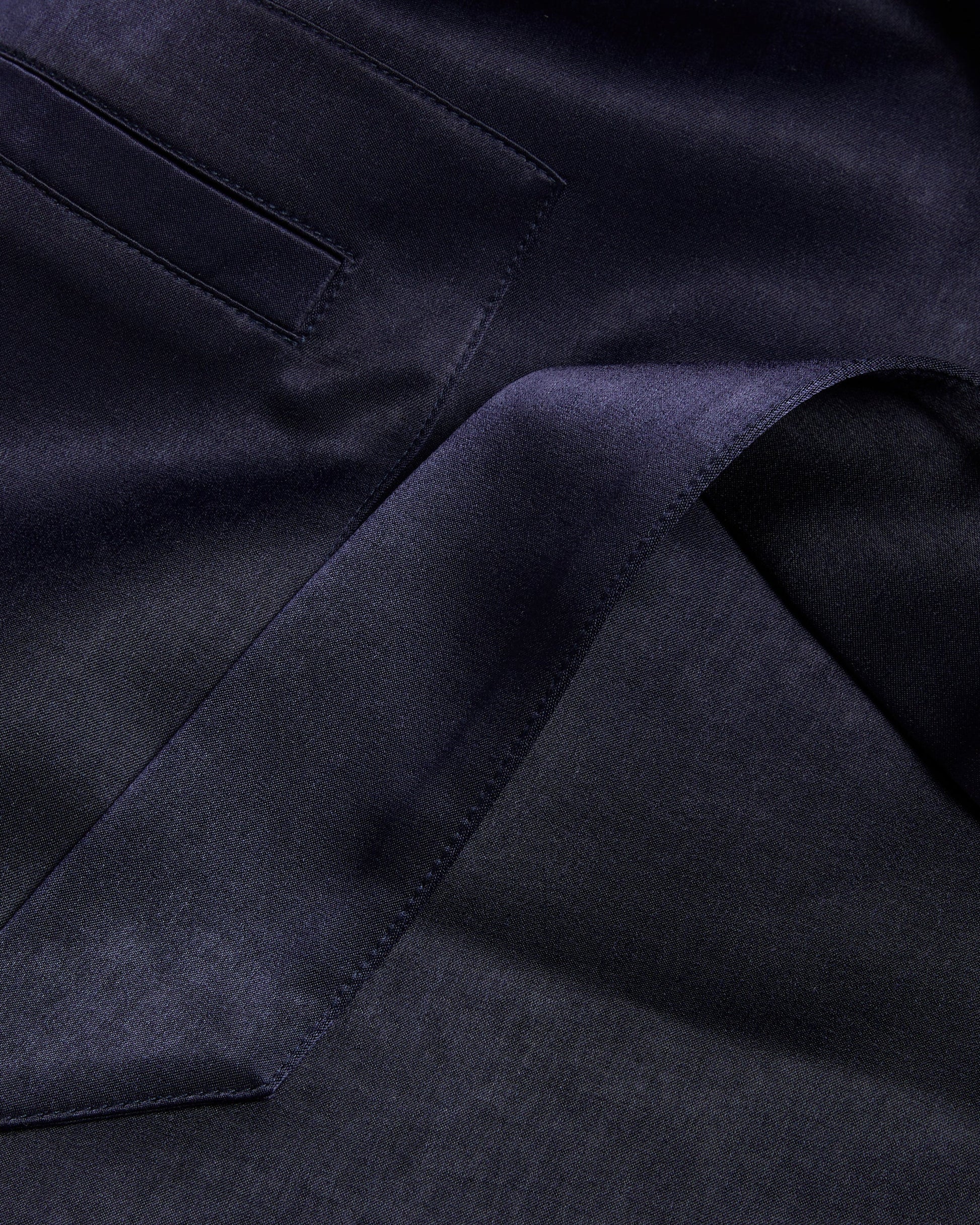 Ted Baker TEERU - Tailored Satin Longline Waistcoat with Belt NAVY