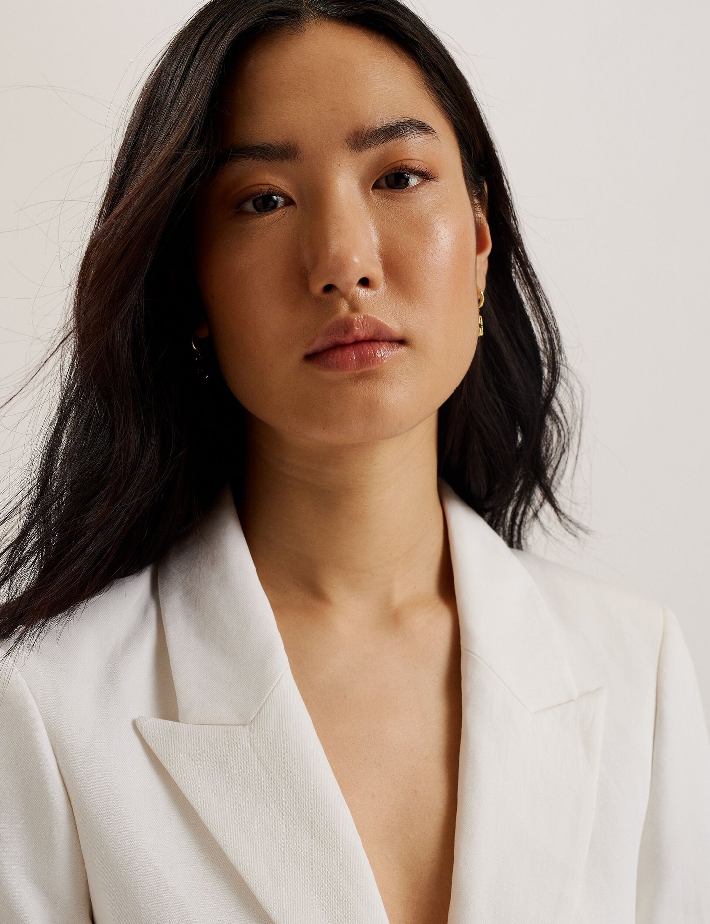 Ted Baker MUSUB - Tailored Jacket with Faux Pockets WHITE