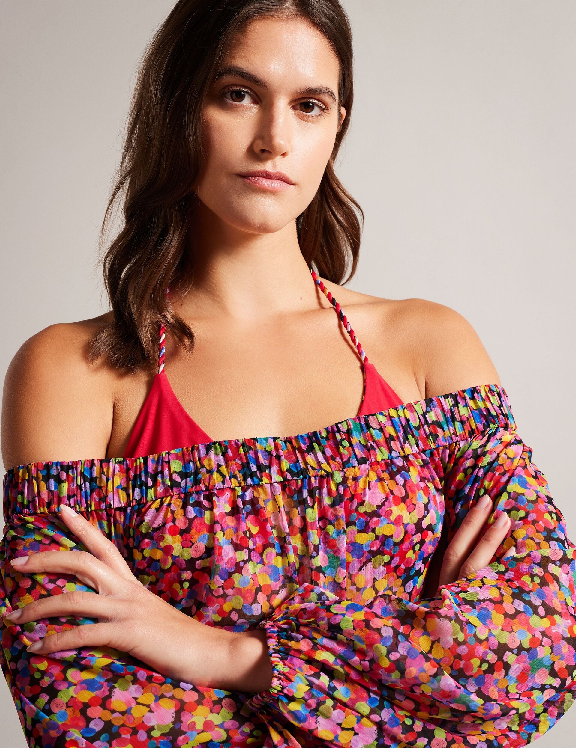 Ted Baker DANAEE - Beach Cover-Up BLACK