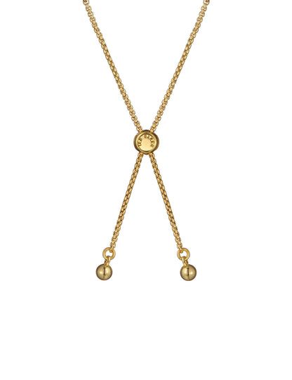 Ted Baker MELRAH - Crystal Adjustable Tennis Bracelet GOLD