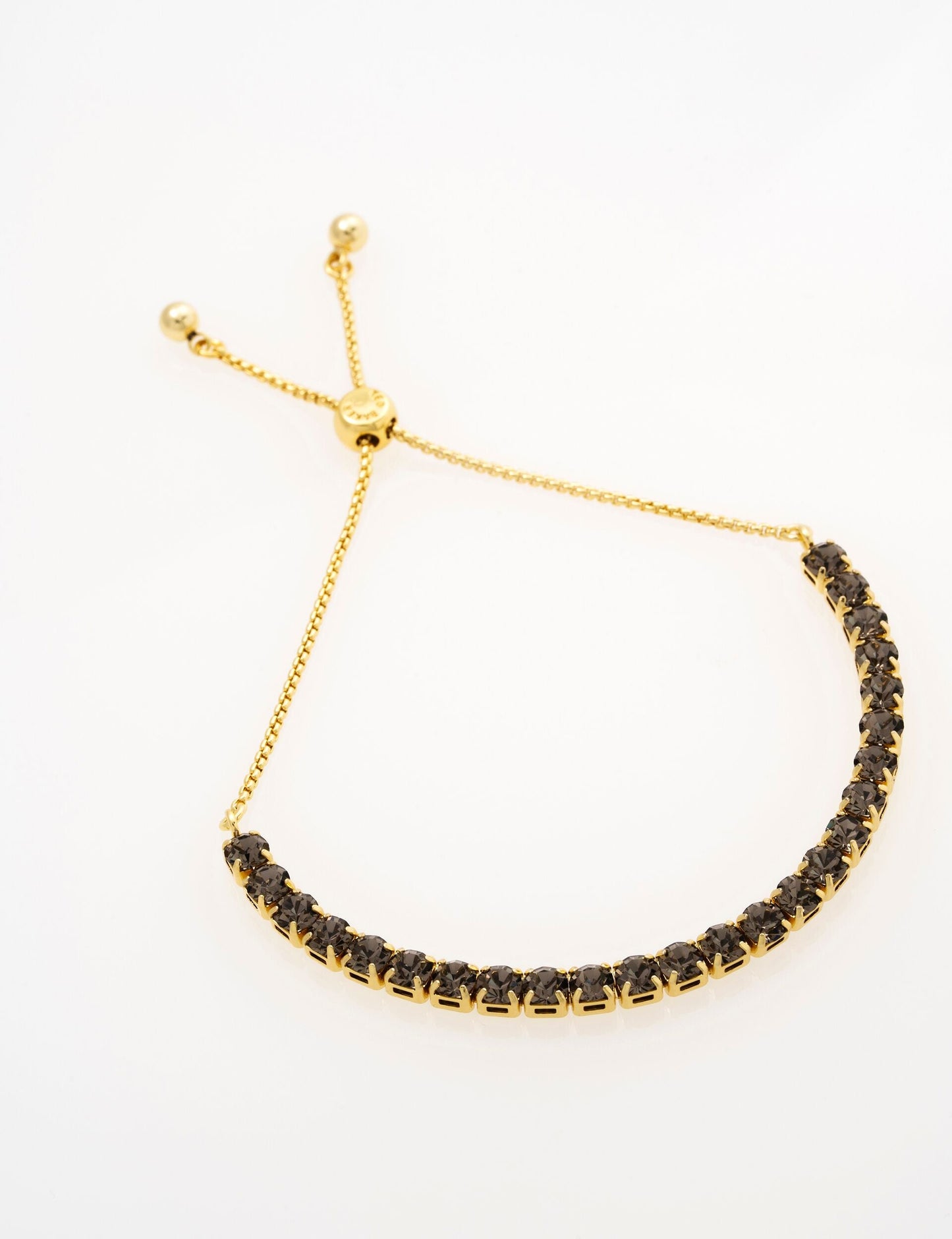 Ted Baker MELRAH - Crystal Adjustable Tennis Bracelet GOLD