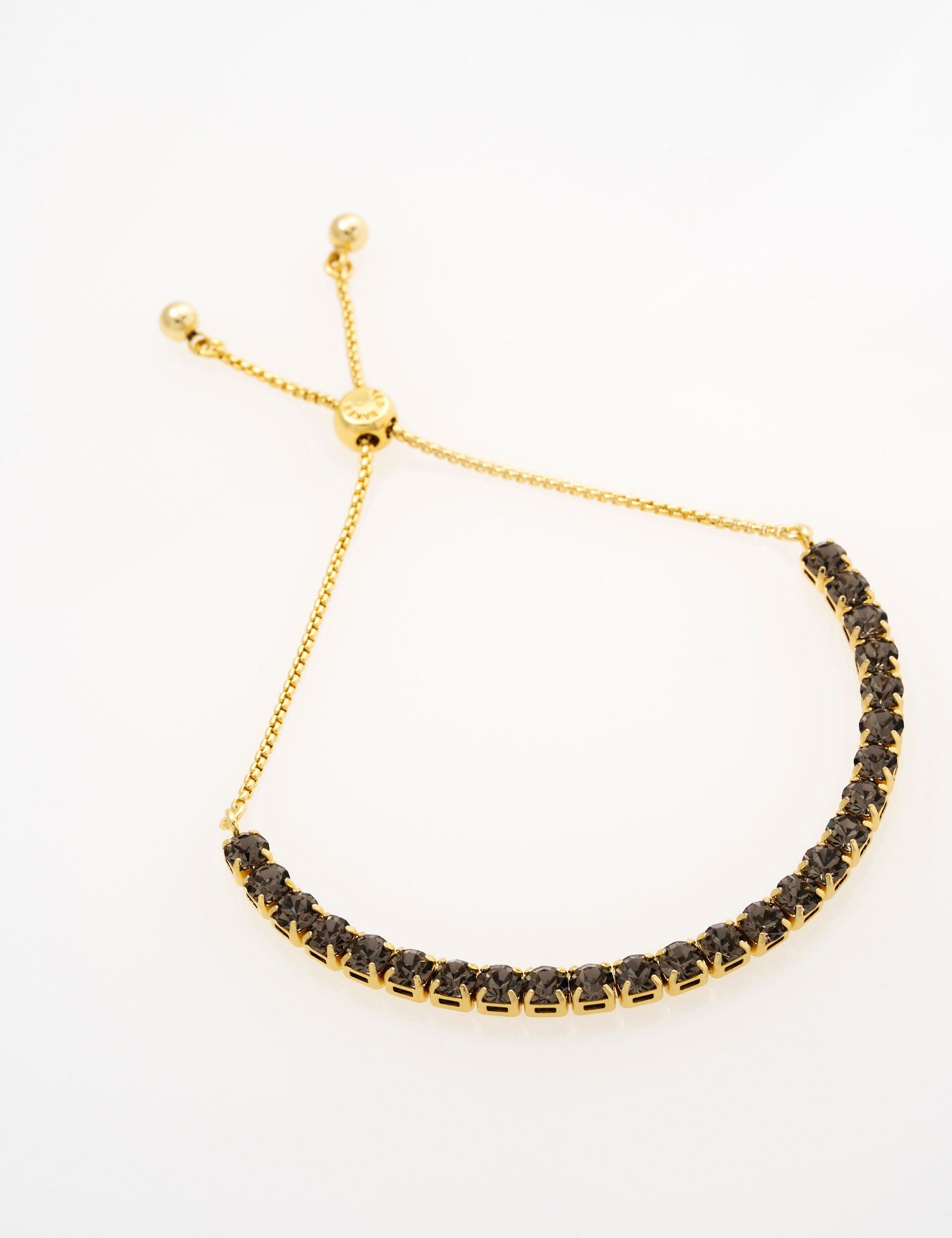 Ted Baker MELRAH - Crystal Adjustable Tennis Bracelet GOLD