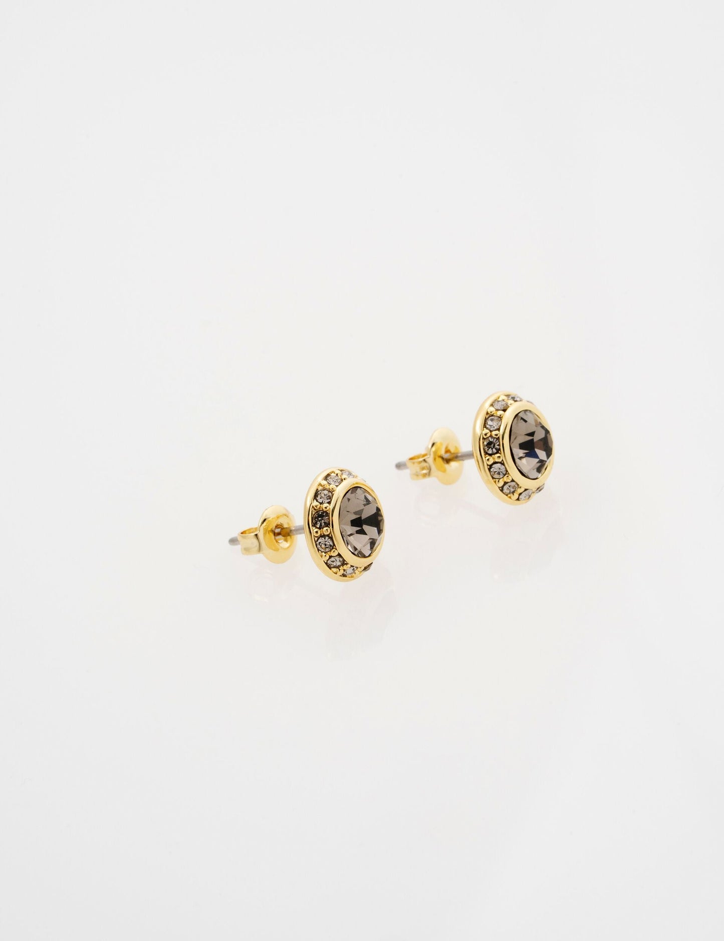 Ted Baker SOLETIA - Solitaire Sparkle Crystal Stud Earrings GOLD