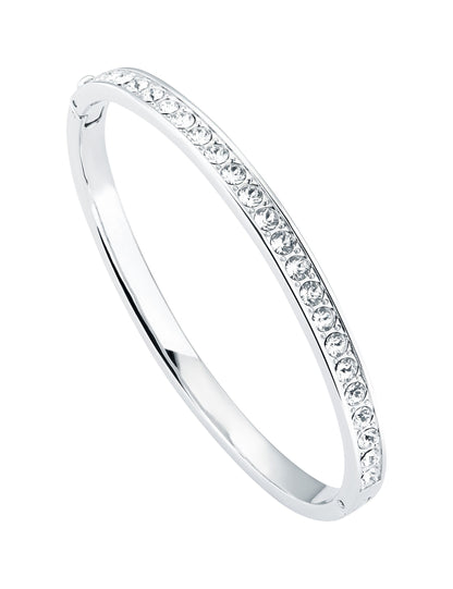 Ted Baker CLEMARA - Crystal Hinge Bangle Bracelet SILVER