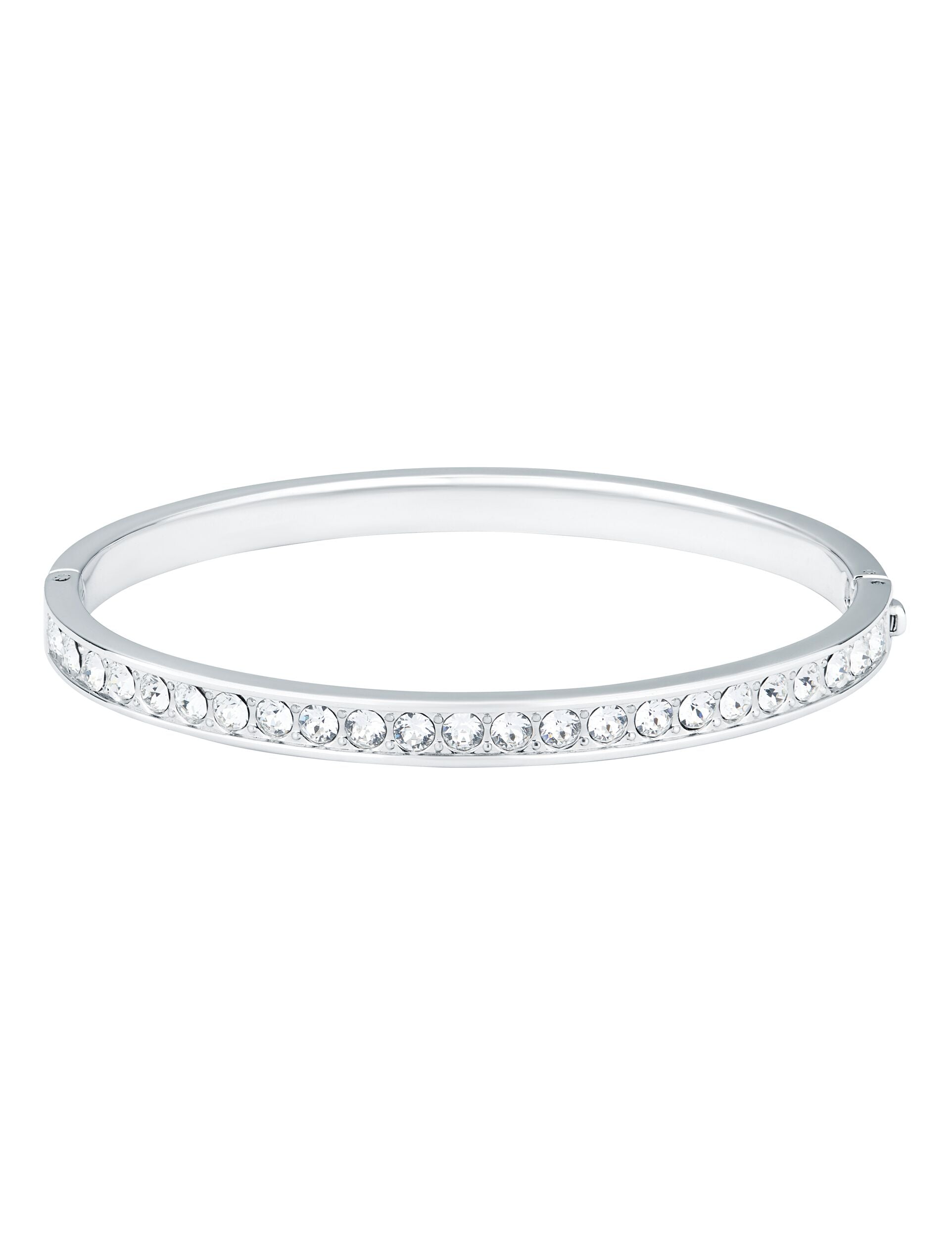 Ted Baker CLEMARA - Crystal Hinge Bangle Bracelet SILVER