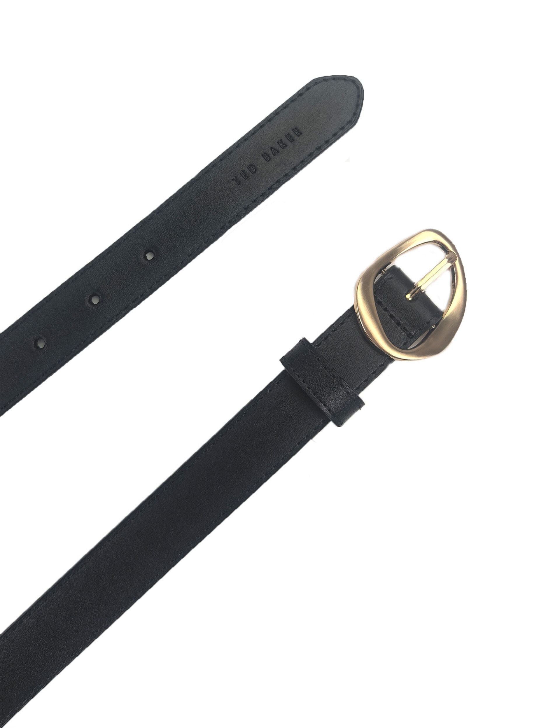 Ted Baker ASYMIIRA - Smooth Belt BLACK