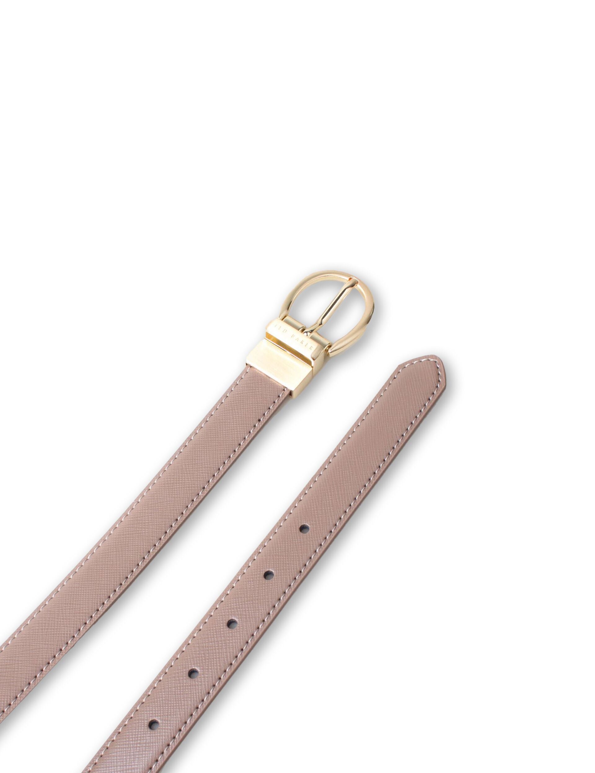 Ted Baker RONDELLE - Textured Reversible Belt CAMEL