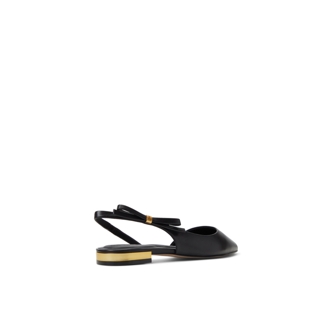 Ted Baker JANE BOW - Bow Detail Slingback Leather Ballet Flats BLACK