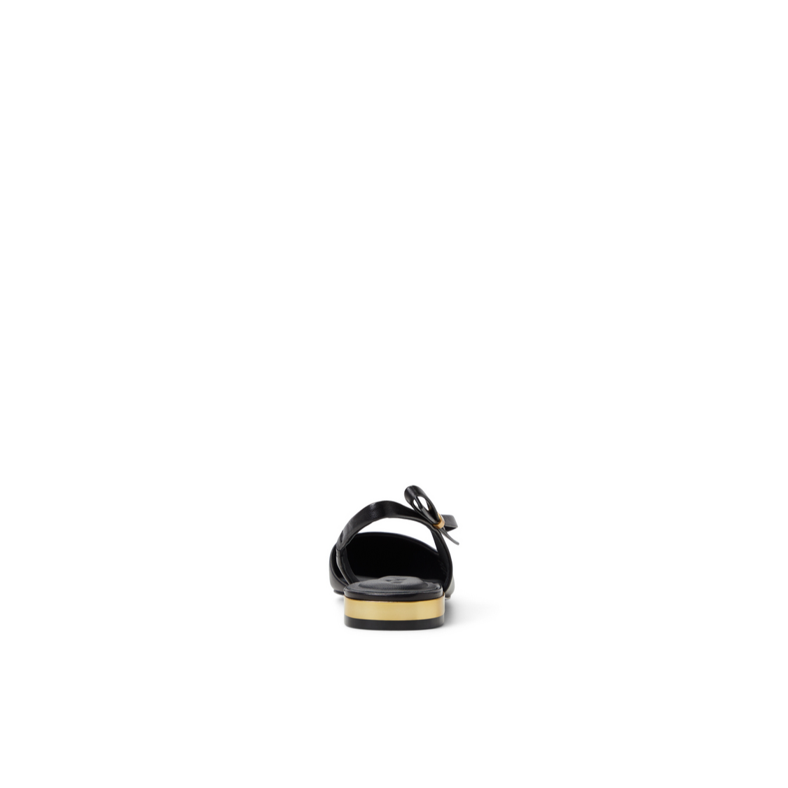 Ted Baker JANE BOW - Bow Detail Slingback Leather Ballet Flats BLACK