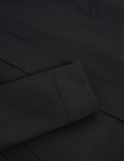 Ted Baker RUABON Funnel Neck Longline Jacket With Liner NAVY