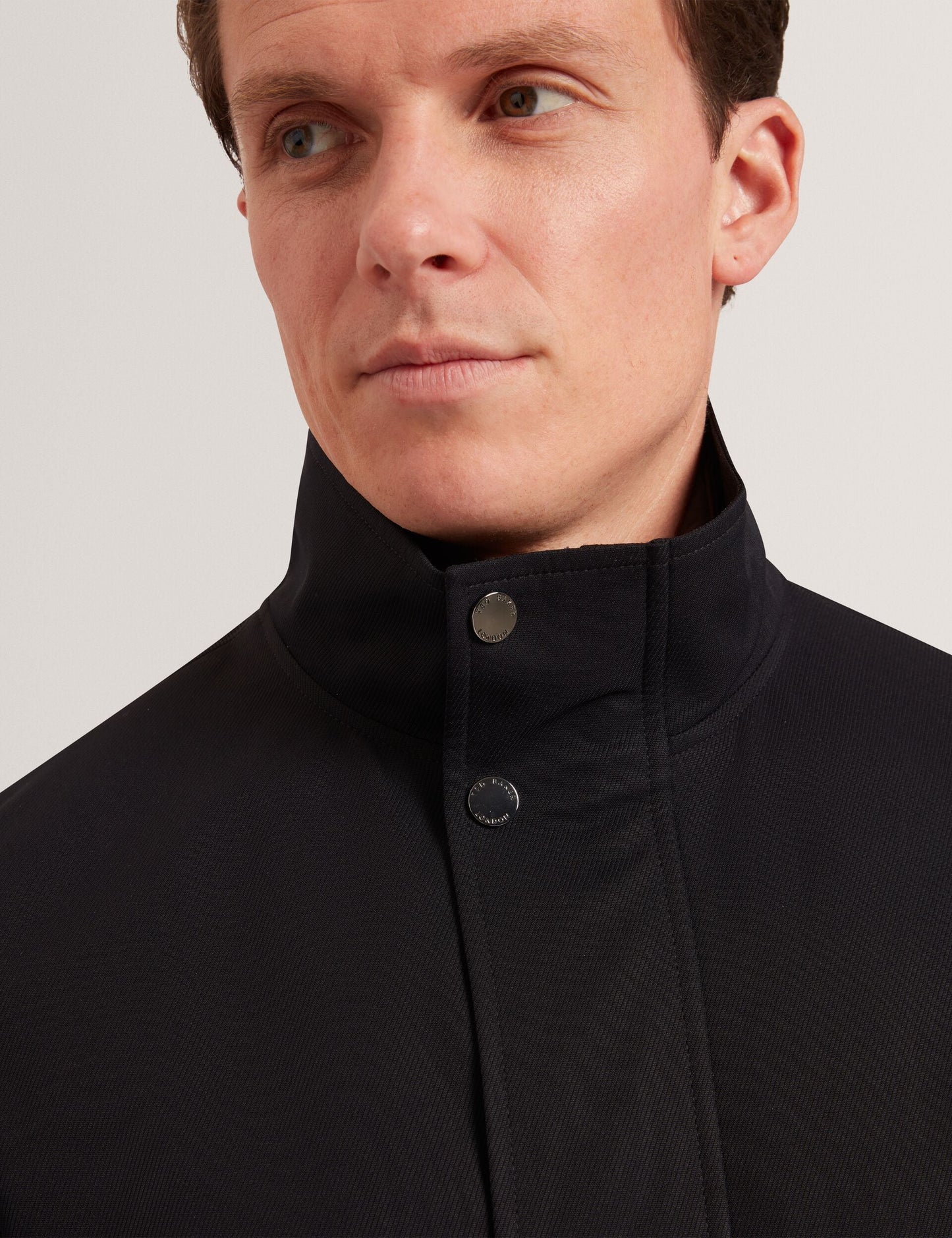Ted Baker RUABON Funnel Neck Longline Jacket With Liner NAVY
