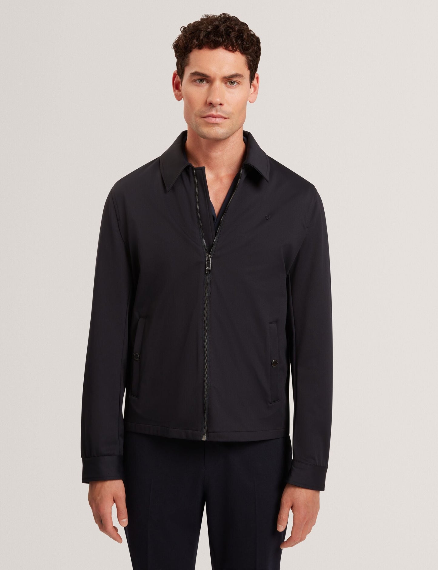 Ted Baker WESTTIN Harrington Softshell Fleece Jacket NAVY